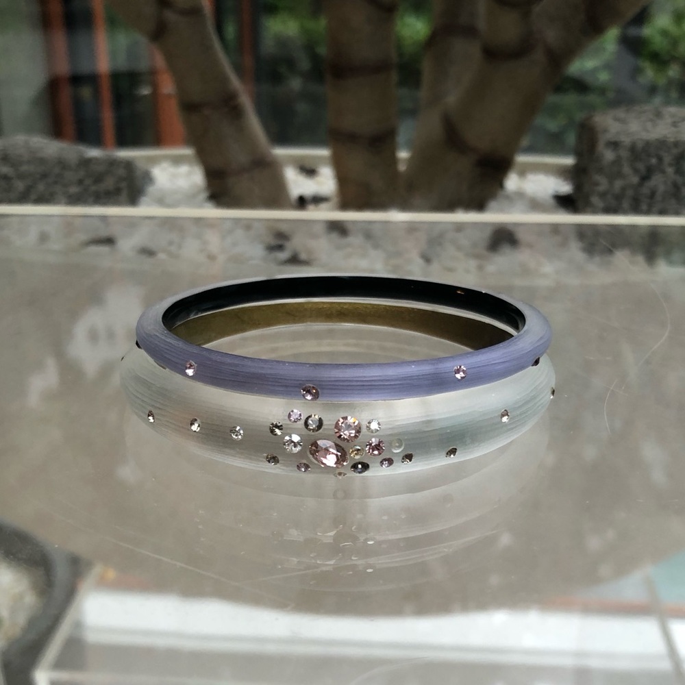 Alexis Bittar lucite bangles